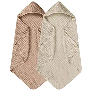 Yoofoss Hooded Baby Towels 2 Pack