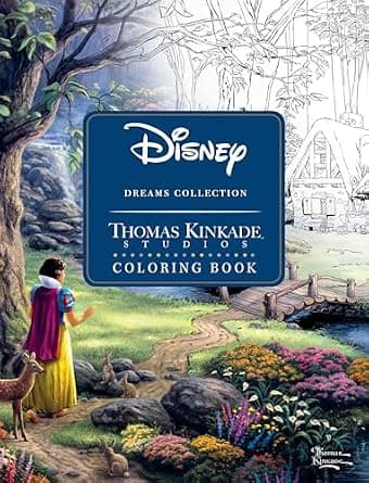 Disney Dreams Thomas Kinkade Coloring Book