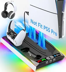 PS5 Cooling & Charging Station with Controller Charger