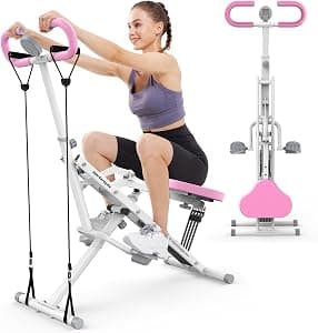 Sportsroyals Foldable Squat & Rowing Machine