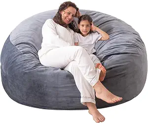 Large Bean Bag Chair with Memory Foam