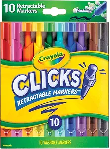 Crayola Clicks Retractable Tip Markers