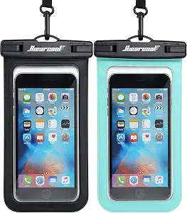 Hiearcool Waterproof Phone Pouch 2-Pack