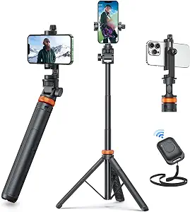 EUCOS 62" Phone Tripod with Remote