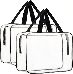 HAOGUAGUA Clear Makeup Organizer Bag