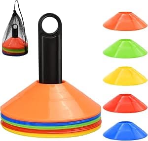 Disc Cones with Carry Bag and Holder