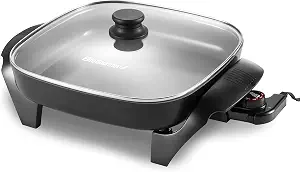 Elite Gourmet EG2212 PFAS Free Ceramic Skillet