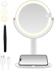 Makeup Mirror with Lights 360° Rotation