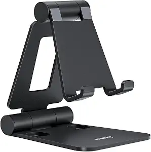 Nulaxy Dual Folding Adjustable Phone Stand