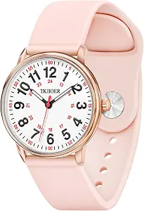 Nurse Watch with Luminous Military Time Dial