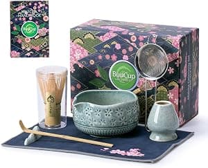Matcha Whisk Set - 7 Pcs Kit (Blue)