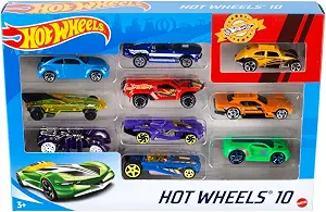 Hot Wheels 10-Pack 1:64 Vehicles