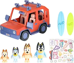 Bluey Heeler Family 4WD Vehicle & Figure Pack
