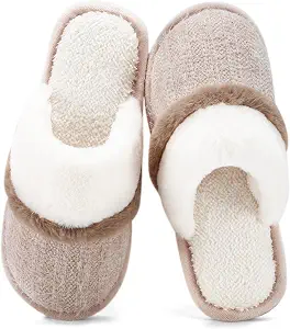 Cozy Women's Fuzzy Memory Foam Slippers