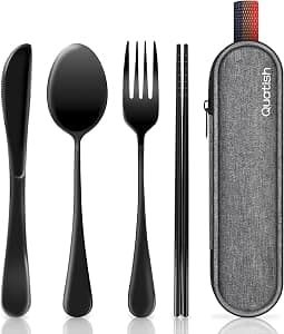 Quatish Travel Utensils Set