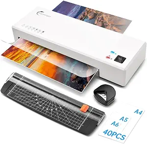 A4 Laminator with Sheets & Trimmer