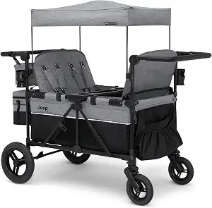 Jeep Wrangler Deluxe 4-Seater Stroller Wagon