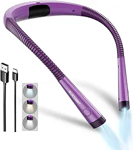 Glocusent 3-Color Book Light