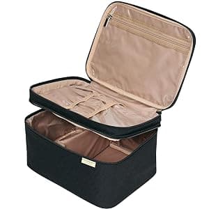 Nishel Double Layer Travel Makeup Bag