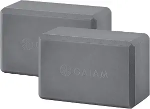 Gaiam Yoga Block - Non-Slip Foam Support