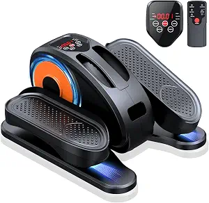 Under Desk Elliptical Machine with Remote