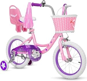 WEIZE Girls Bike for 3-7 Years Old