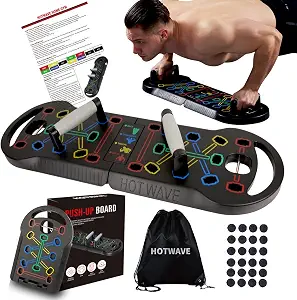 HOTWAVE Foldable 20-in-1 Push Up Board