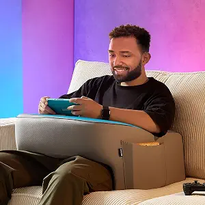 Reading Pillow with Memory Foam Arm Rest
