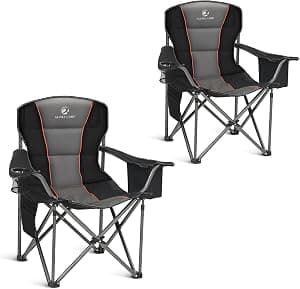 ALPHA CAMP Oversized Folding Camping Chair