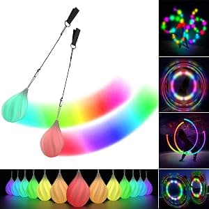 LED Poi Balls Set