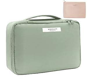 Green Travel Makeup & Toiletry Bag