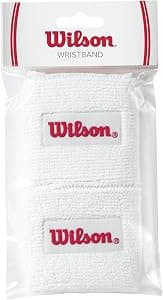 Wilson White Wristbands