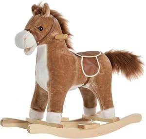 Qaba Rocking Horse Plush Animal