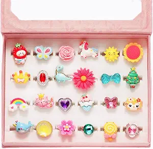 PinkSheep Little Girl Jewel Rings