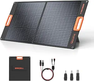 GRECELL 100W Foldable Portable Solar Panel