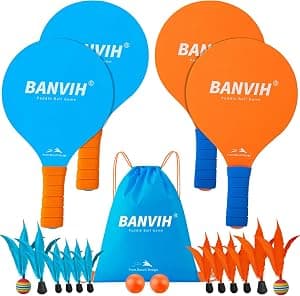 Banvih Badminton Set 4 Rackets