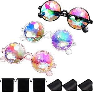 Yaomio Festival Kaleidoscope Diffraction Glasses