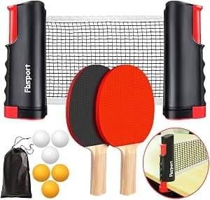 FBSPORT Ping Pong Paddle Set
