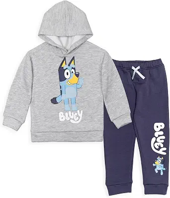 Bluey Fleece Hoodie and Pants Set