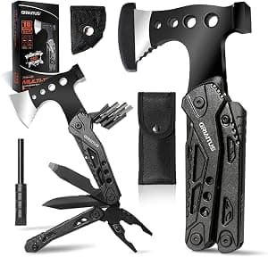 16-in-1 Survival Multitool with Axe
