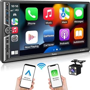 Upgrade Wireless 7" CarPlay Android Auto Stereo