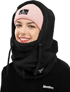 Shy Velvet Balaclava Winter Face Mask
