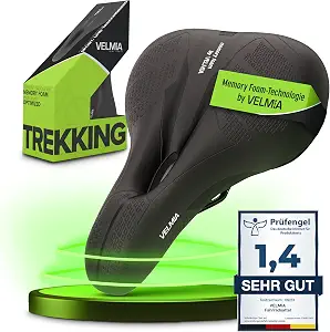 VELMIA Memory Foam Bike Seat