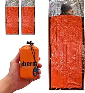 Emergency Sleeping Bag Survival Kit 2-Pack
