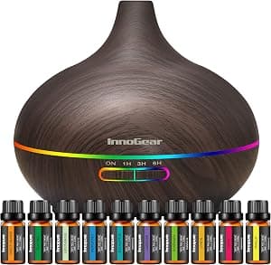 InnoGear Aromatherapy Diffuser & Essential Oils Set