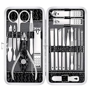 Nail Clippers Set with Travel Case
