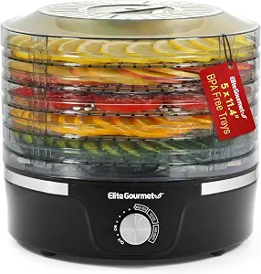 Elite Gourmet EFD319 Food Dehydrator