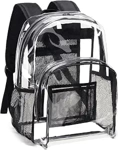 Vorspack Clear PVC Backpack