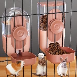 Kenond Hanging Automatic Pet Feeder and Waterer