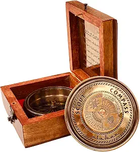 Scout Engraved Oath Compass